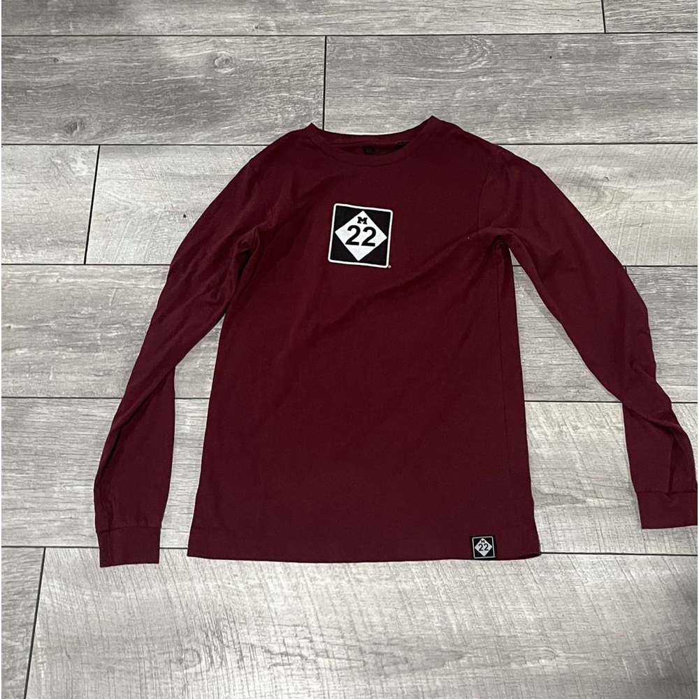 Vintage M22 Red Long Sleeve Tee - Size: M. Never Worn